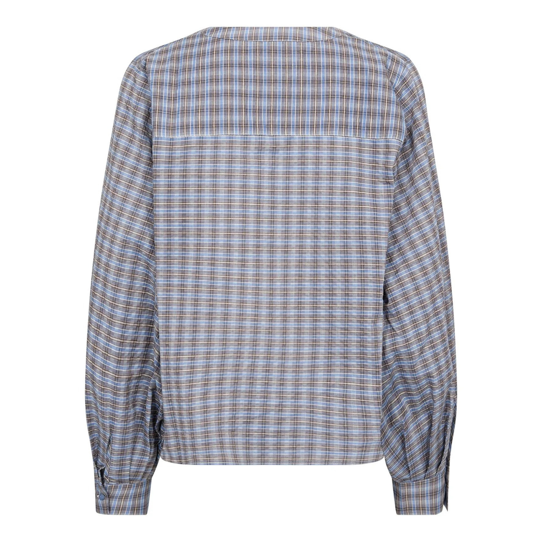 MMYen Check Blouse