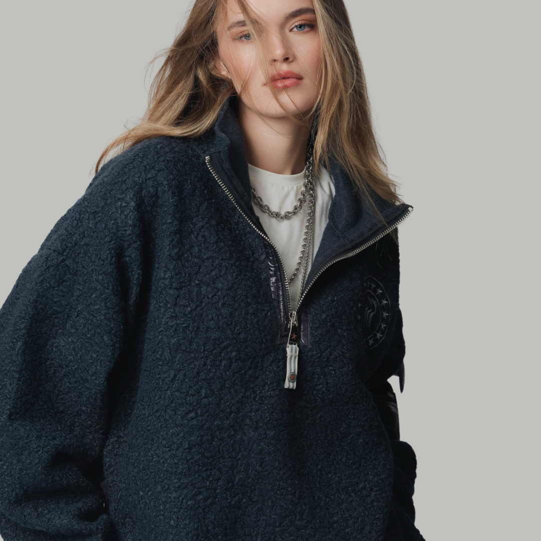 Nini Half Zip Navy