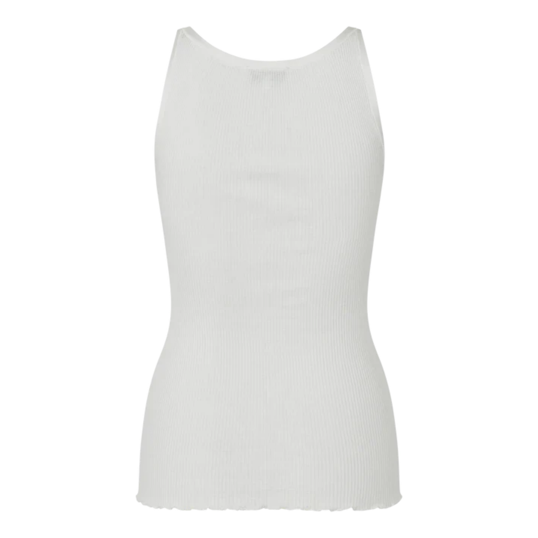 RWBelle U-Neck Top New White