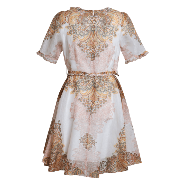 MICAH Silk Linen Dress Ivory