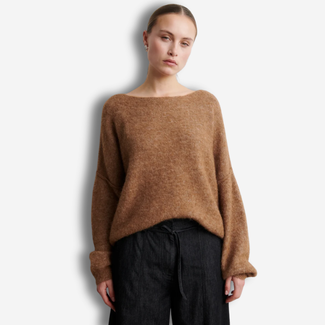 Pollenza Knit Pullover Camel