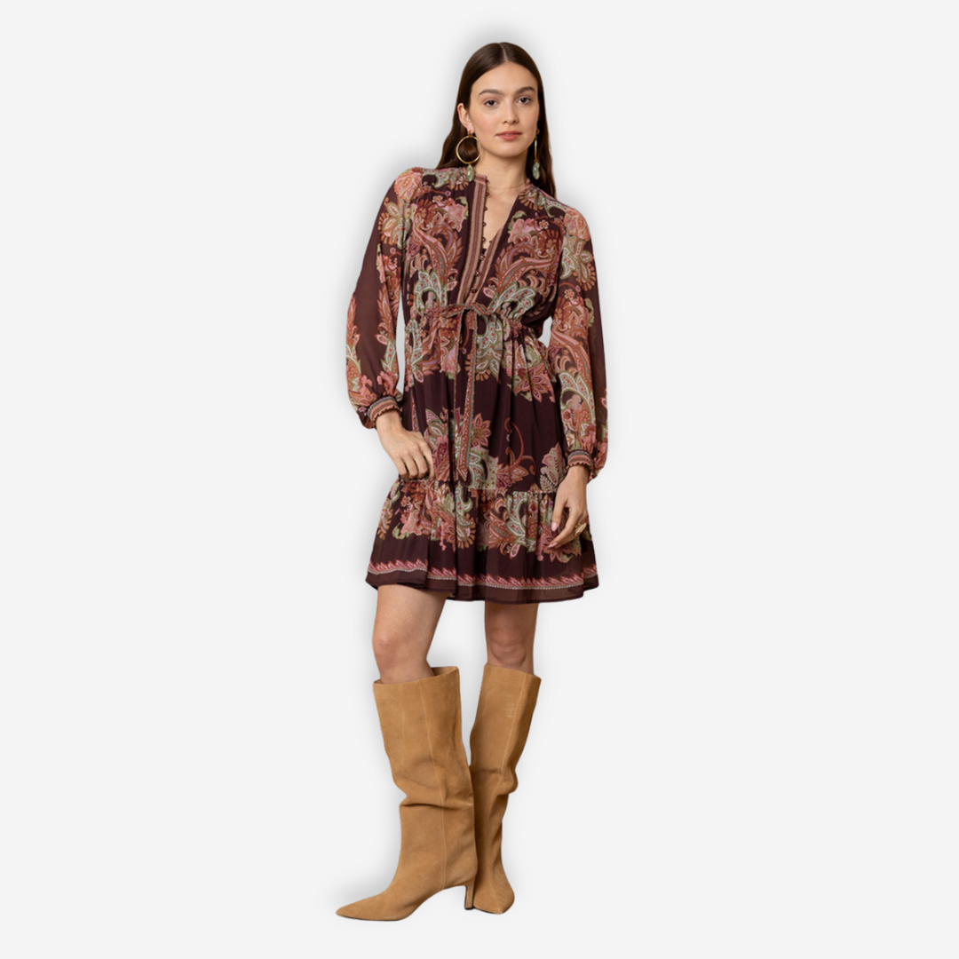 Isolde Dress Wine