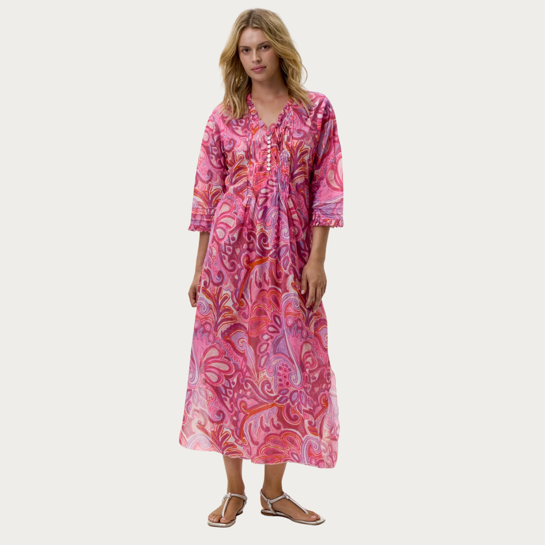 Long Poppy Merida Pink Swirl