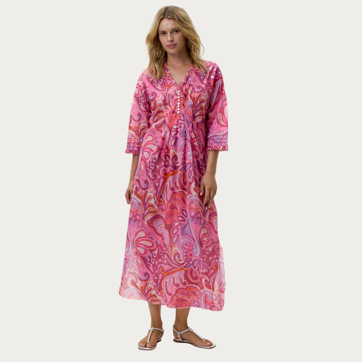 Long Poppy Merida Pink Swirl