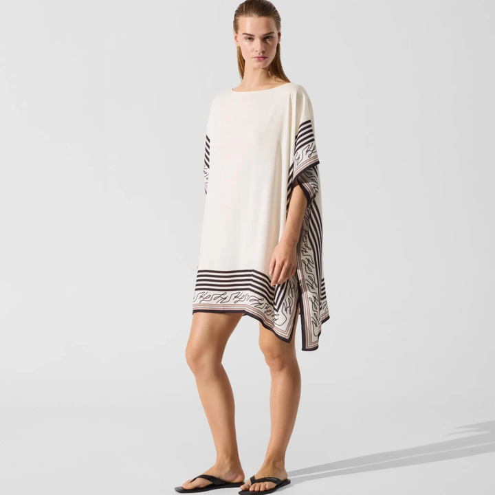 SCARF PRINT BEACH TUNIC