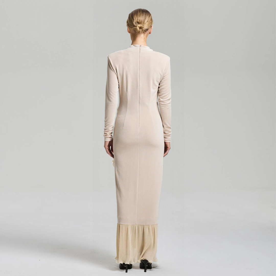 Dion Dress Pearled Ivory