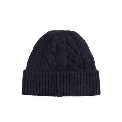 POLO BEAR CABLE WOOL-BLEND BEANIE