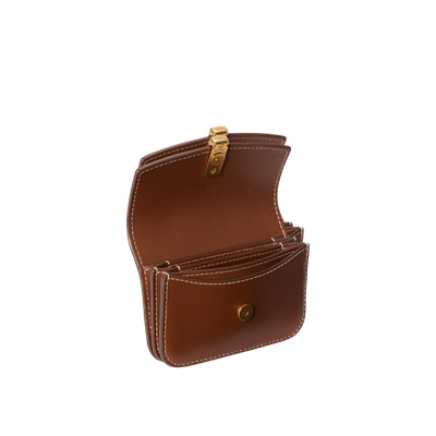 POLO ID LEATHER FOLD-OVER CARD CASE