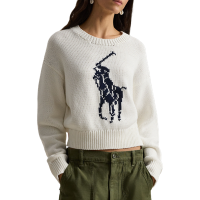 BIG PONY BOMULLSGENSER MED RUND HALS