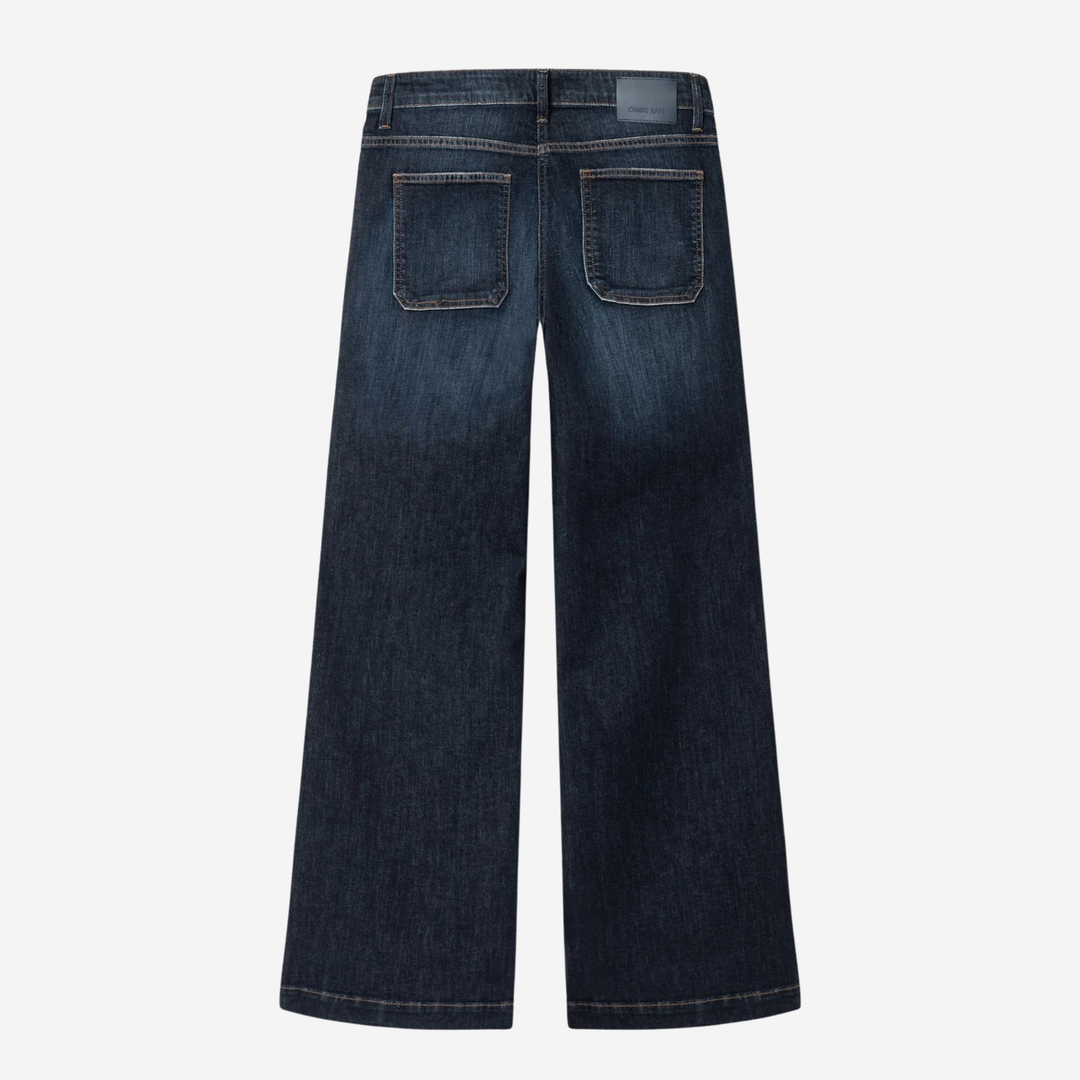Ada Patched Pocket Dark Blue Denim