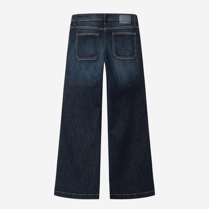 Ada Patched Pocket Dark Blue Denim