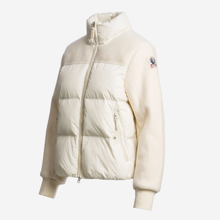 SABOGA Hybrid Jacket Warm Ivory