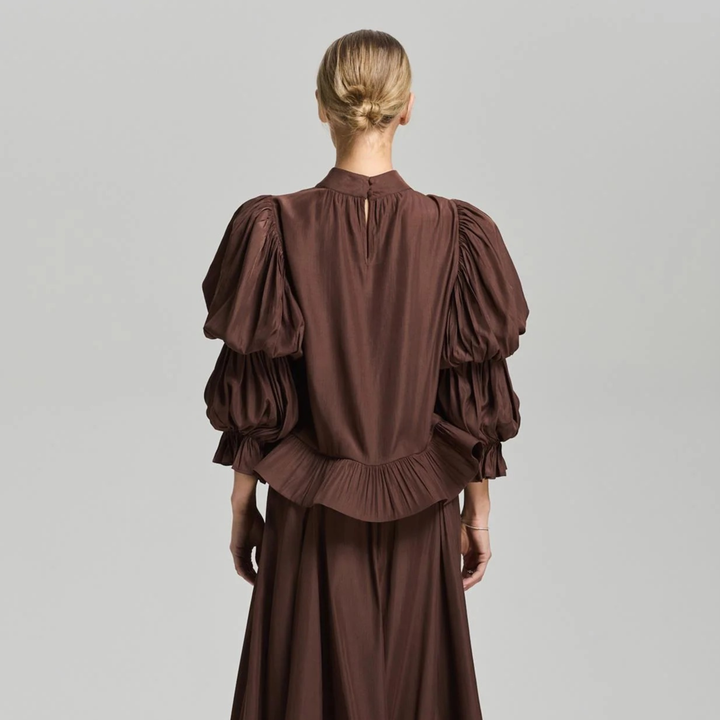 Skye Blouse Espresso Brown
