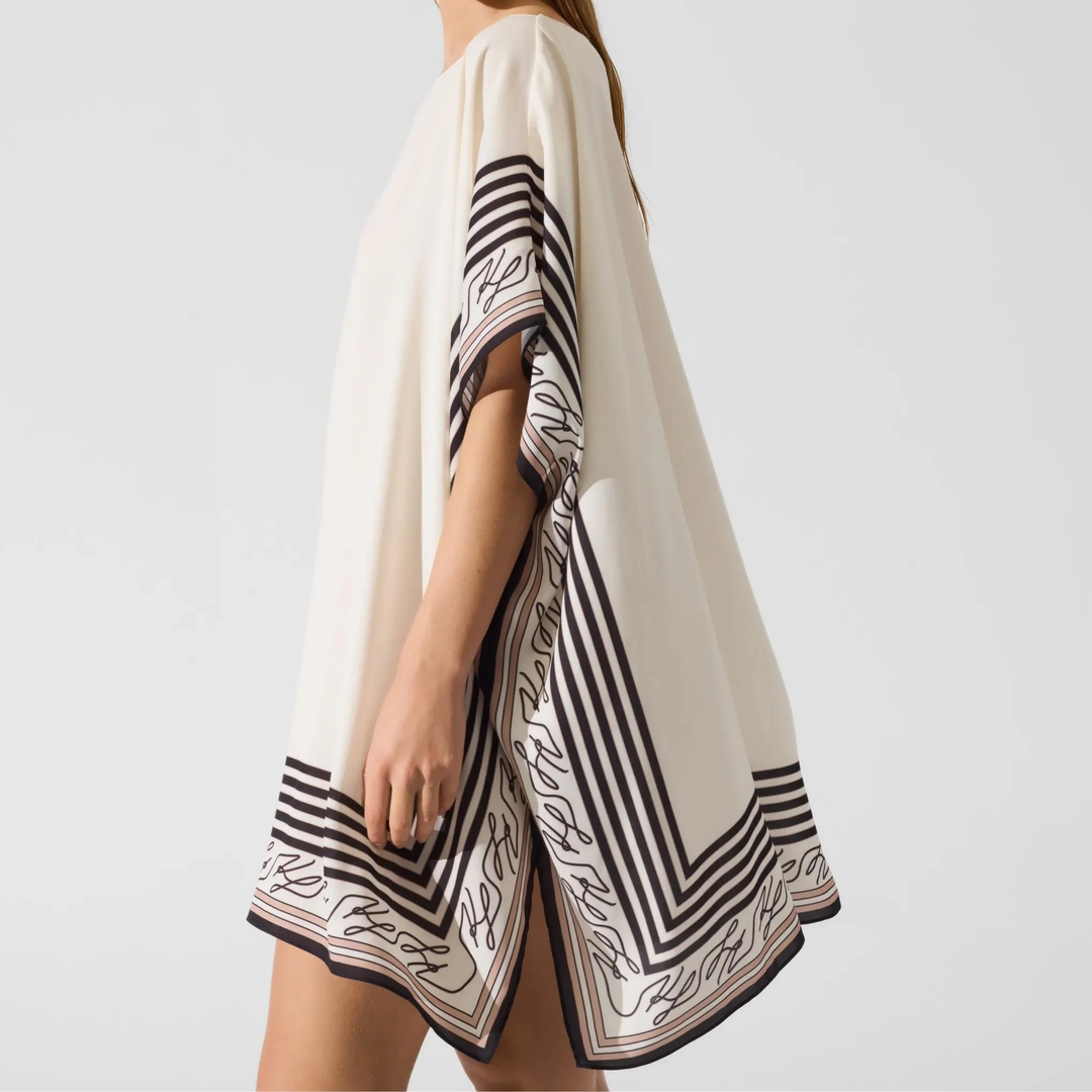 SCARF PRINT BEACH TUNIC