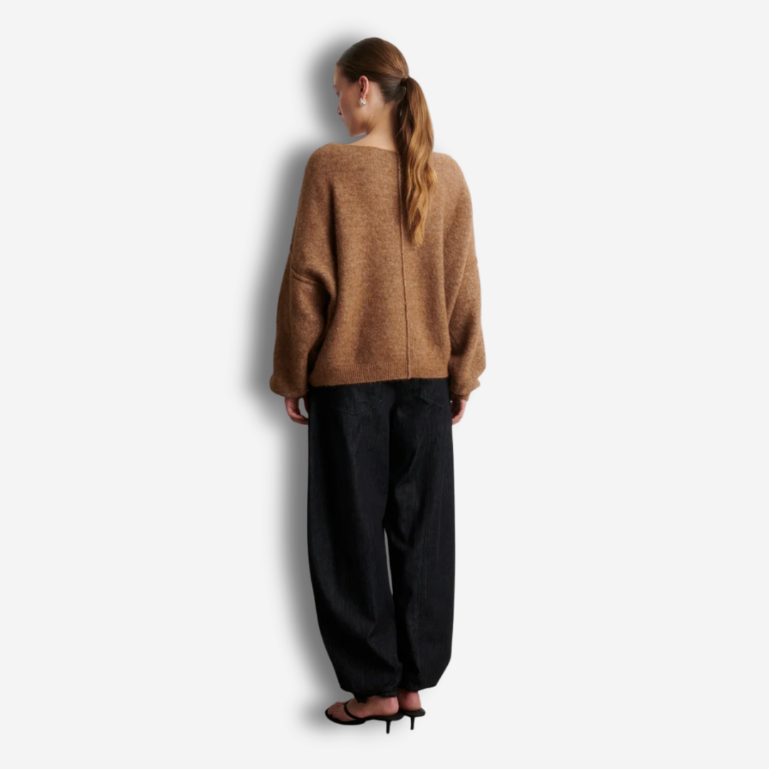Pollenza Knit Pullover Camel