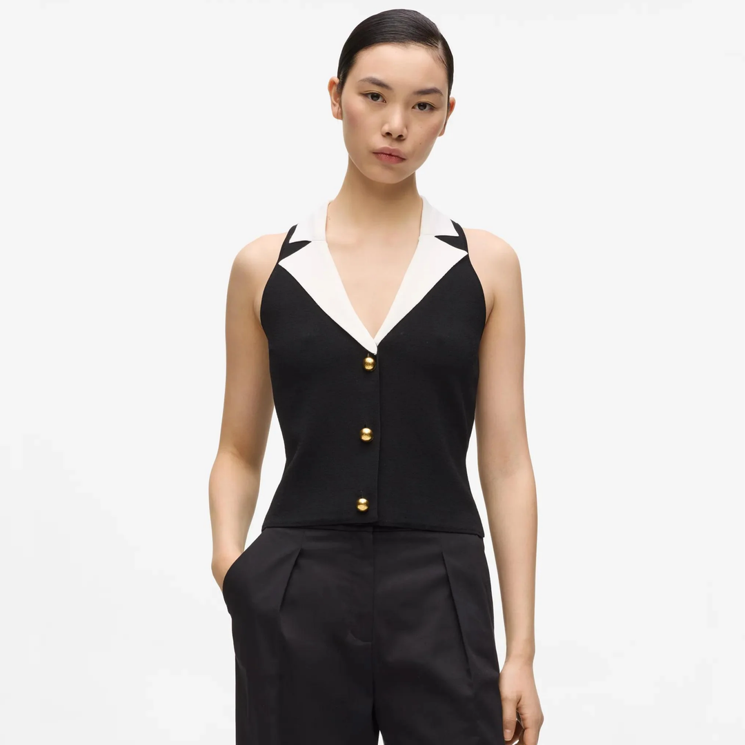 TAILORED KNIT TOP
