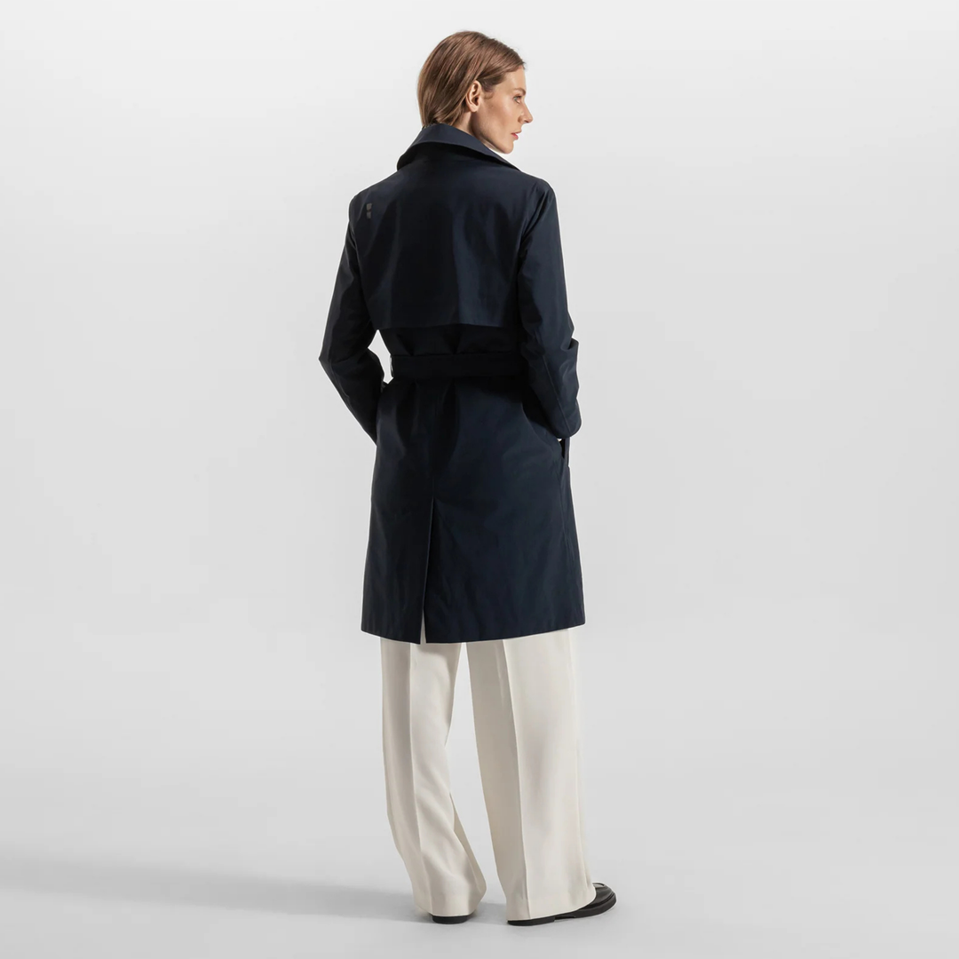 Skylar Trench Coat Navy