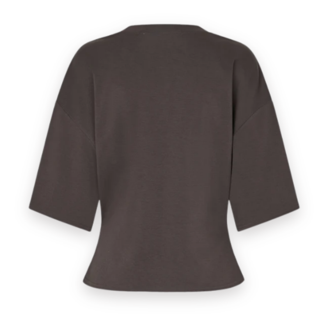Missouri Tee Dark Brown Melange