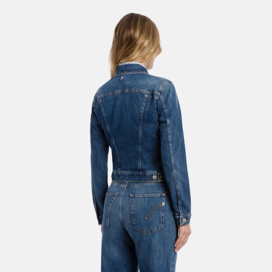 Giubbino Slim Fit Denim Jacket