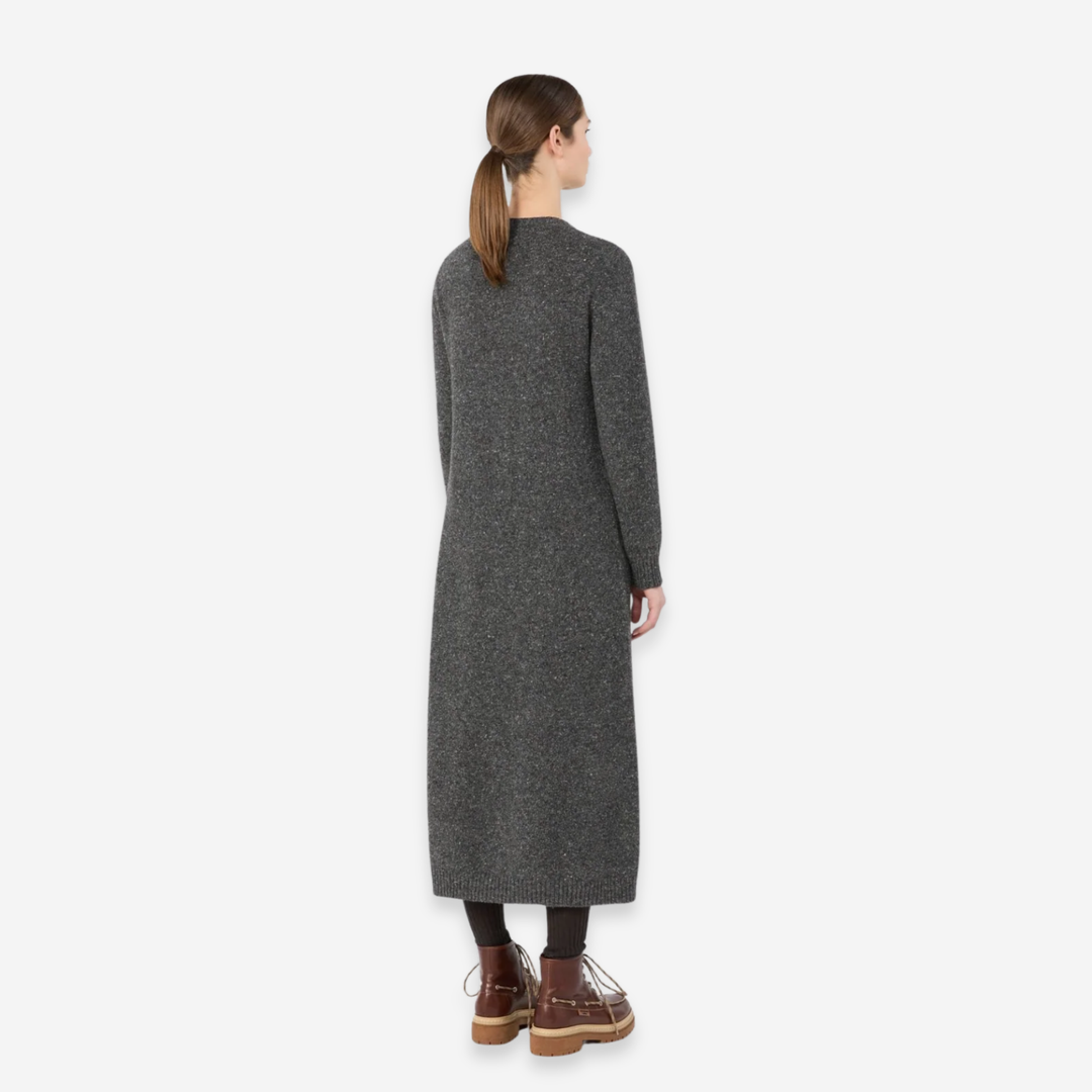 WKDGOCCIA Wool-Blend Tweed Dress