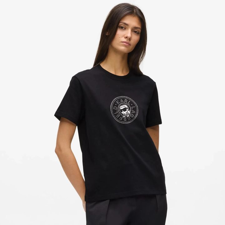 IKON CIRCLE LOGO T-SHIRT BLACK
