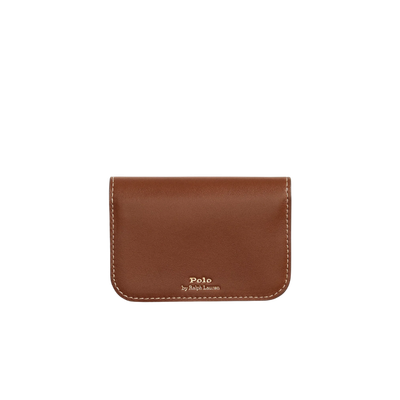 POLO ID LEATHER FOLD-OVER CARD CASE
