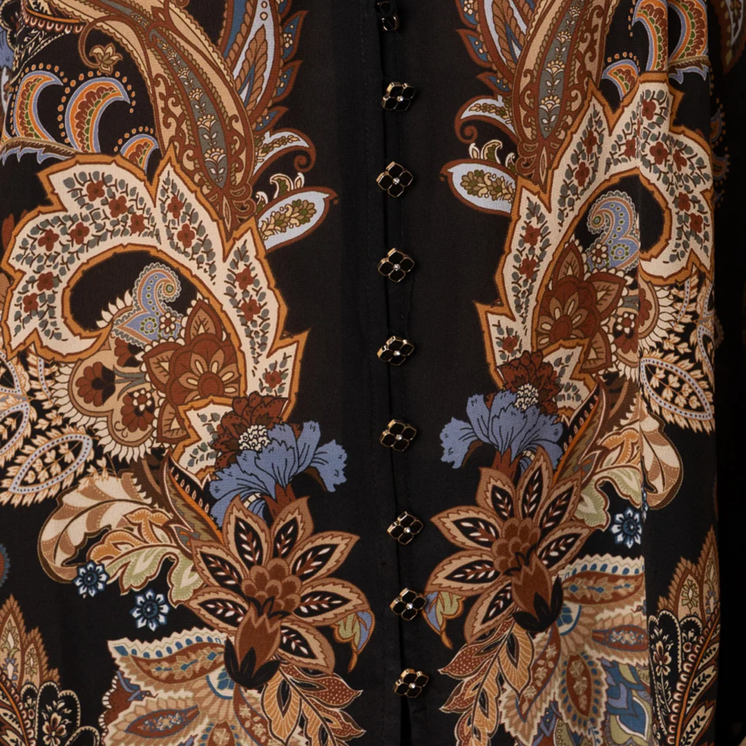 Ida Silk Blouse Black