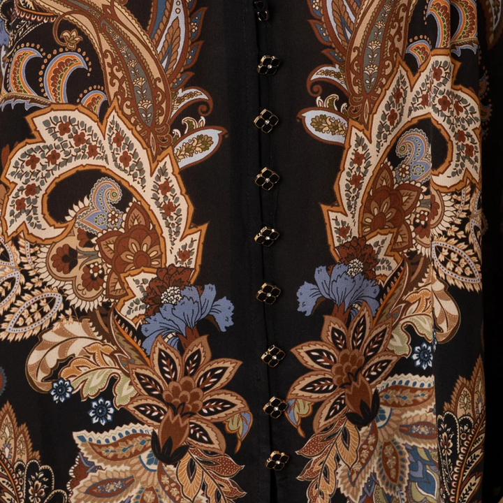 Ida Silk Blouse Black
