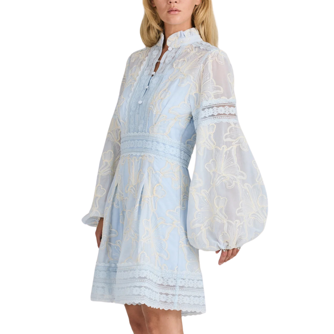 Aliah Needle Dress Arctic Blue