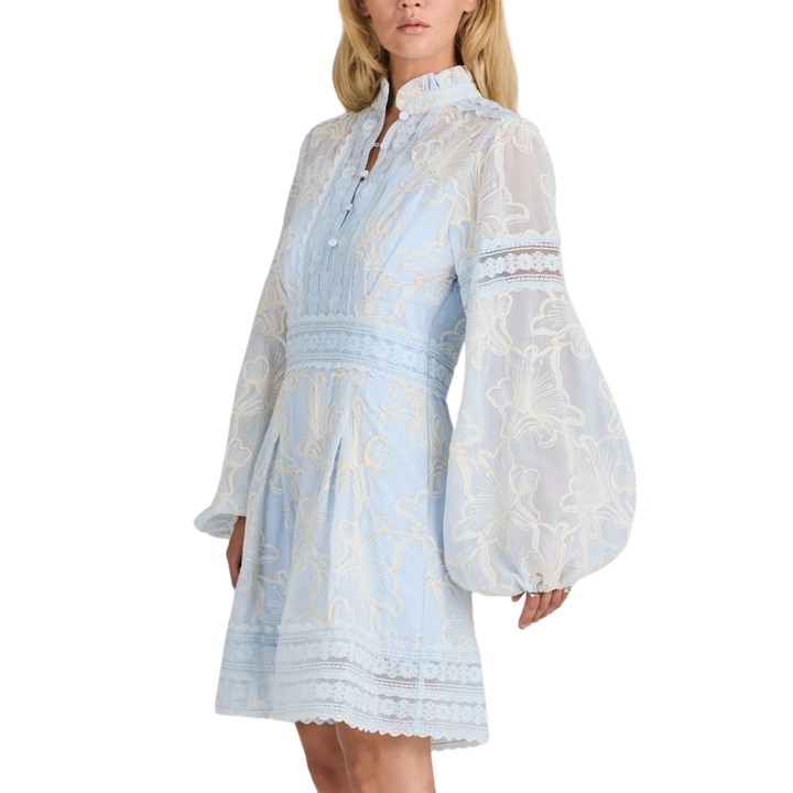 Aliah Needle Dress Arctic Blue