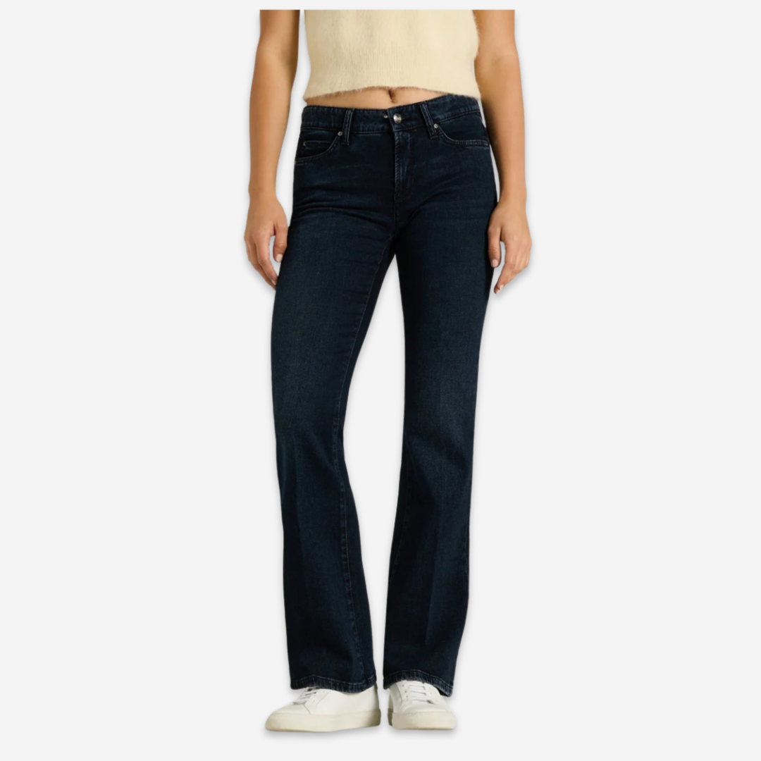 Paris Flared Sporty Blue-Black Comfort Stretch