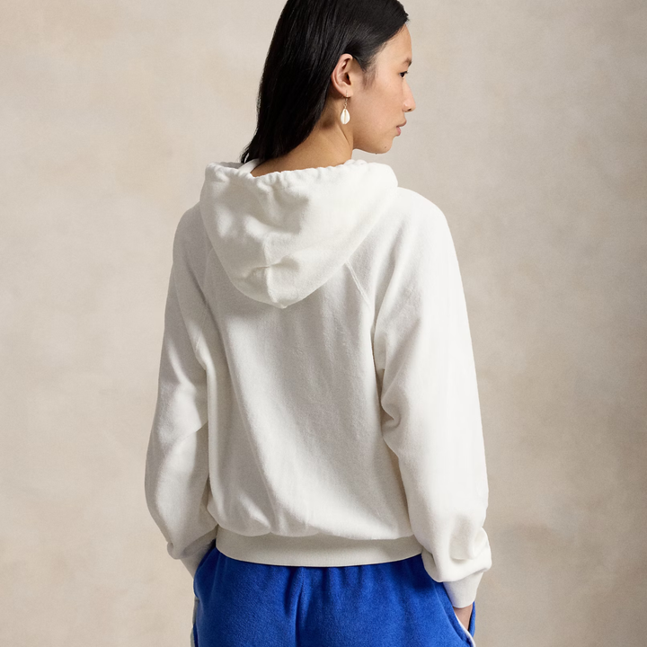 Shrunken Fit Polo Bear Terry Hoodie