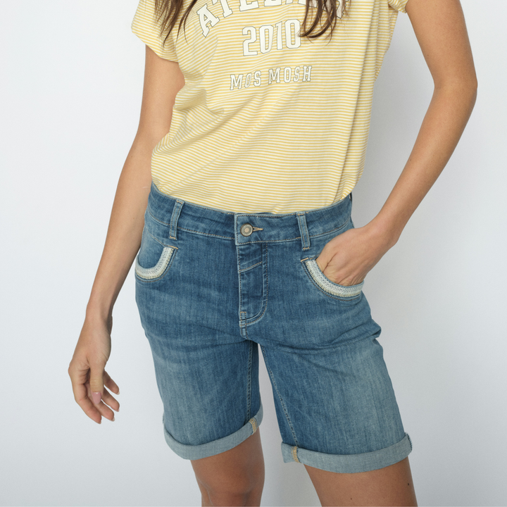MMNaomi Salute Shorts Mid Blue