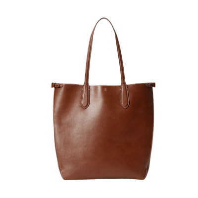 BELLPORT LEATHER NORTH-SOUTH TOTE