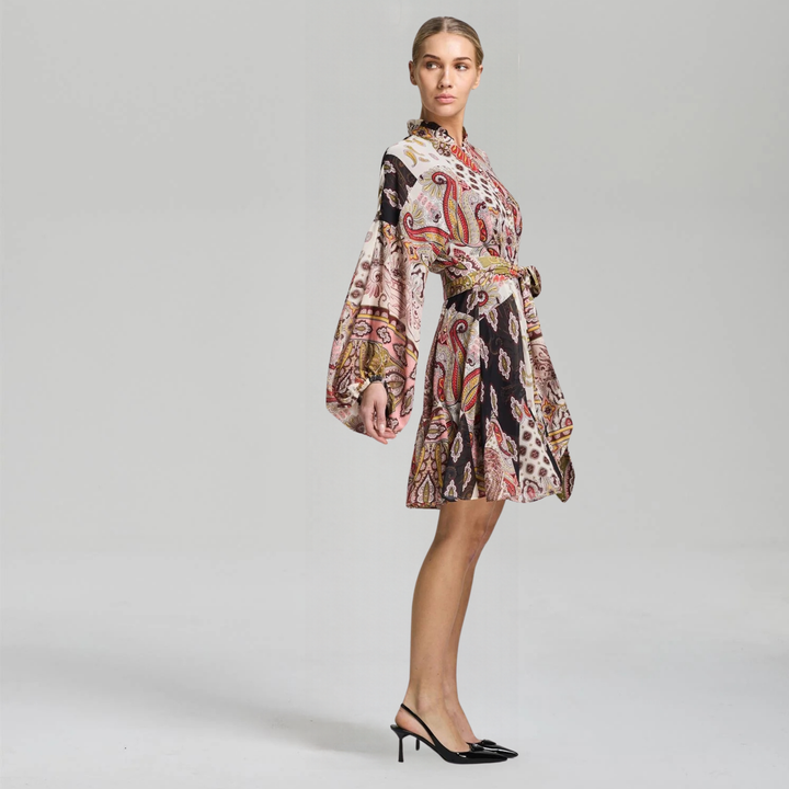 Aliah Paisley Dress Paisley AOP