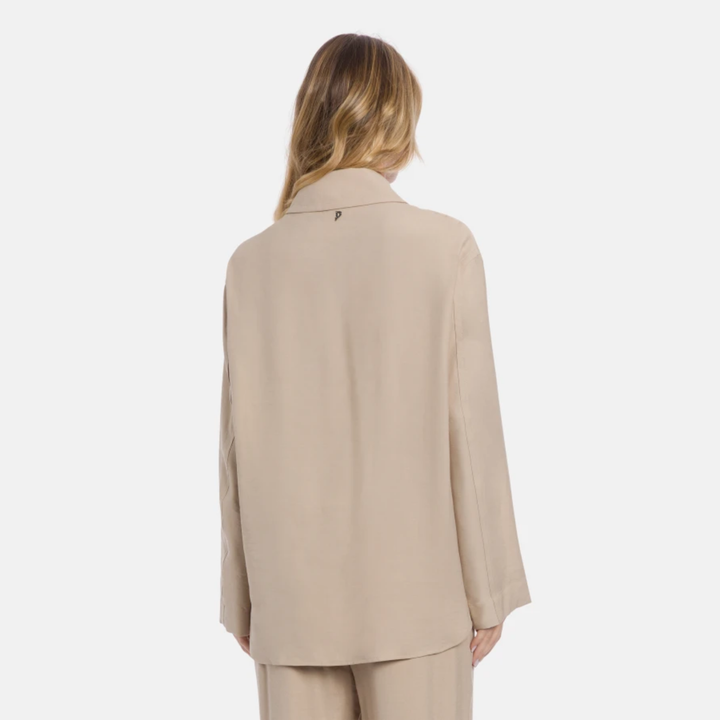 Camicia Regular Fit Beige