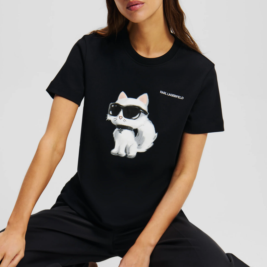 IKON CHOUPETTE AQUARELLE T-SHIRT BLACK