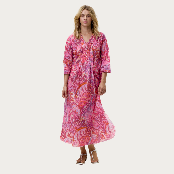 Long Poppy Merida Pink Swirl