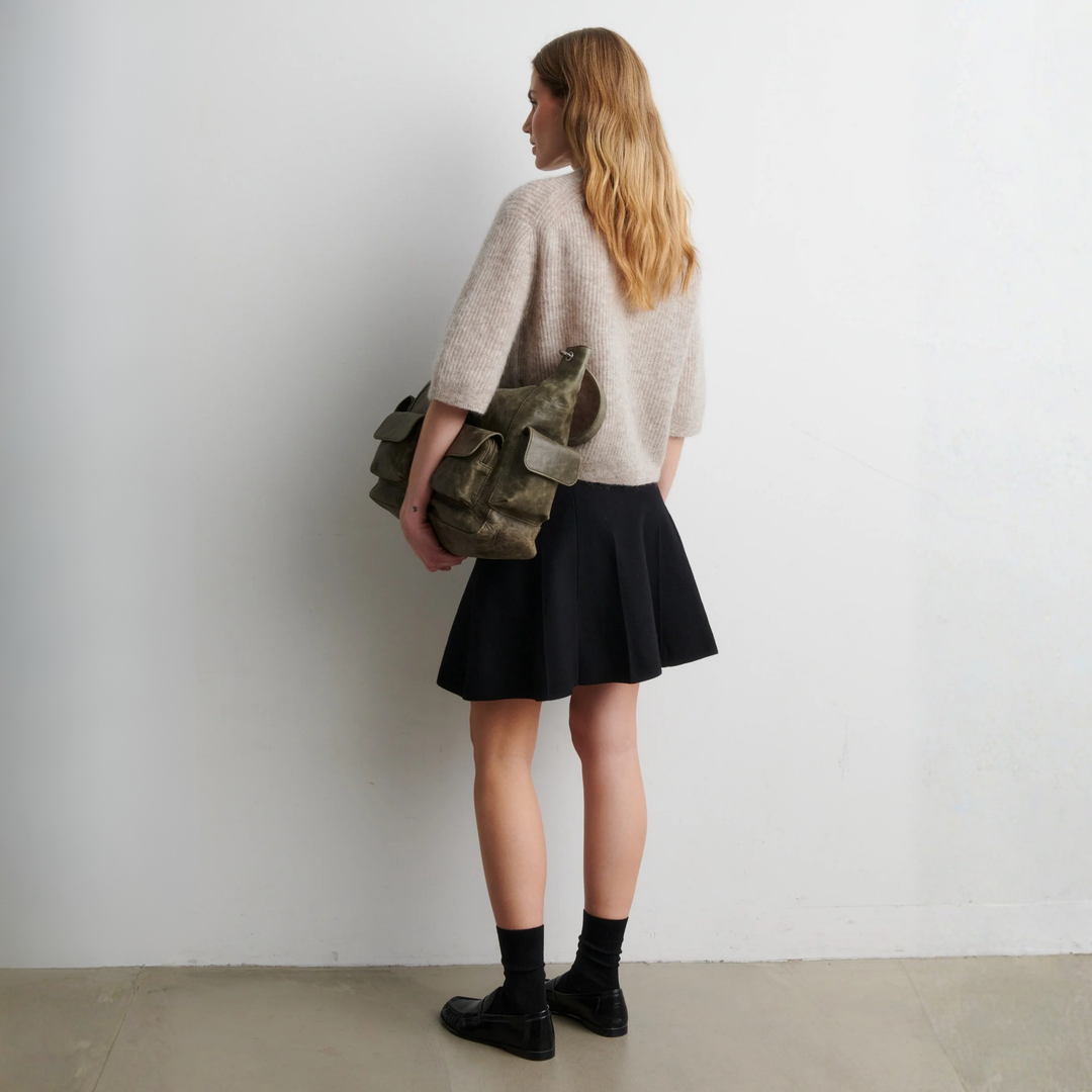 Octava Knit Skirt Black