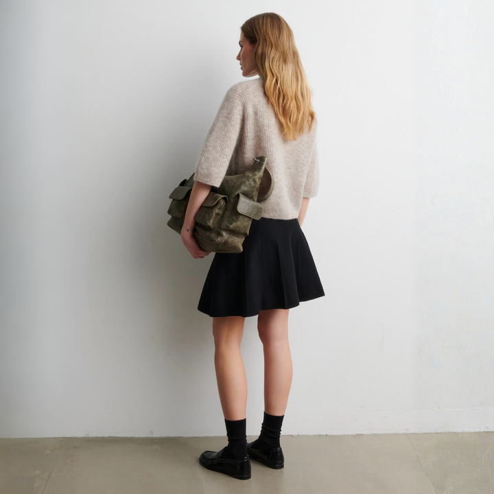 Octava Knit Skirt Black