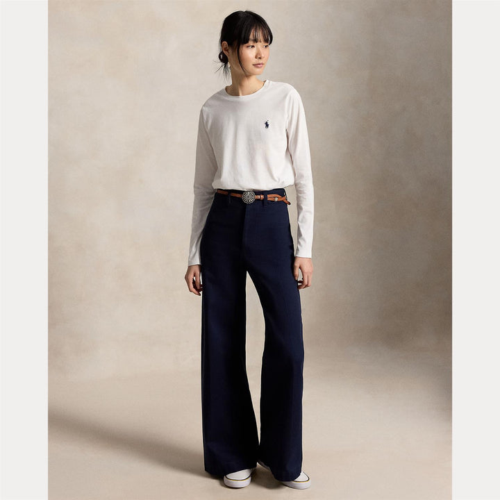 LONG-SLEEVE JERSEY CREWNECK TEE