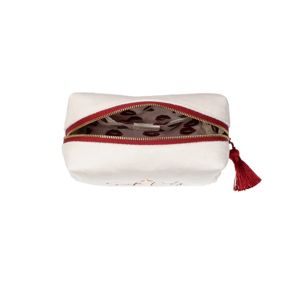 VELVET SQUARE MAKE-UP POUCH SMALL