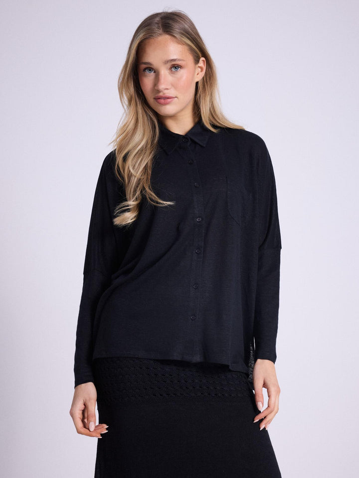 SERENA PONCHO COL CHEMISE ML