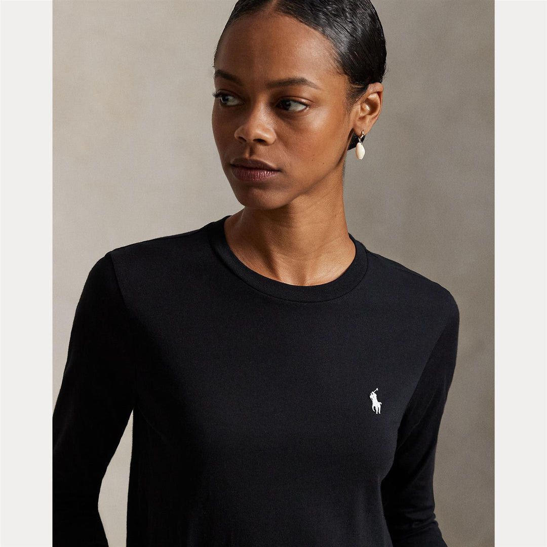 LONG-SLEEVE JERSEY CREWNECK TEE