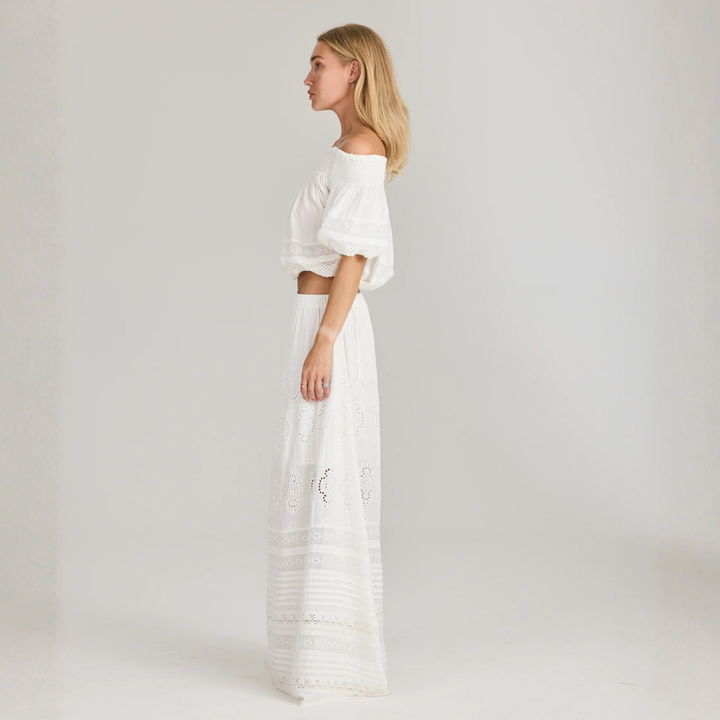 Lita Off-Shoulder White