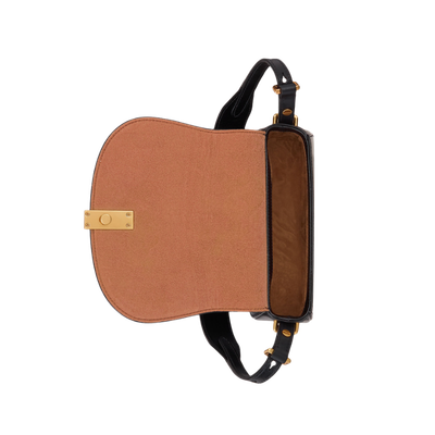 POLO ID LEATHER SADDLE BAG