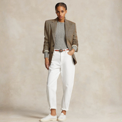 CABLE-KNIT COTTON CREWNECK SWEATER