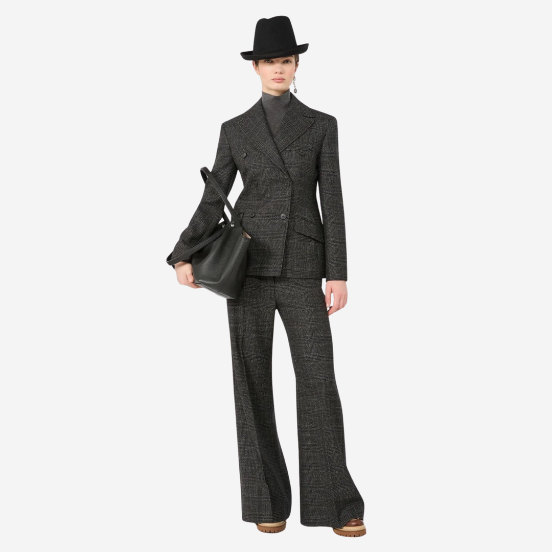 WKDPACCA Batavia Wool Trousers Dark Grey