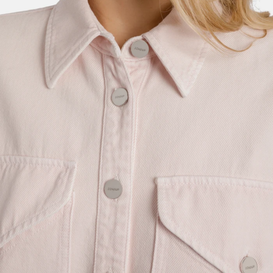 CAMICIA OVERSIZED RIGID DENIM PINK