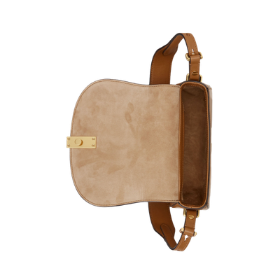 POLO ID LEATHER SADDLE BAG
